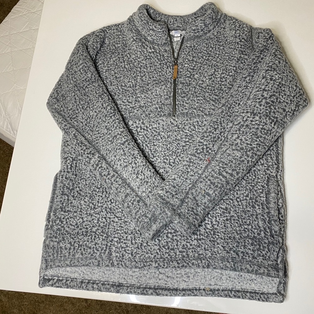 Grey wool pullover